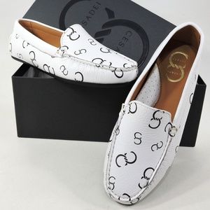 CASADEI 🇮🇹 WOMEN'S WHITE SOFT LEATHER COMFORT SUMMER LOAFERS
